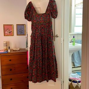 Puff sleeve corduroy maxi, Free People